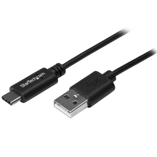 StarTech 2m (6ft) USB C to USB A Cable M/M - USB 2.0 - USB Type C to A - USB cable - USB Type C (M) to USB (M) - 2 m - Black - USB2AC2M