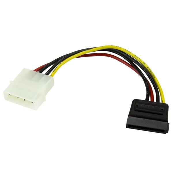 15cm 4 Pin Molex to SATA Power Cable - SATAPOWADAP