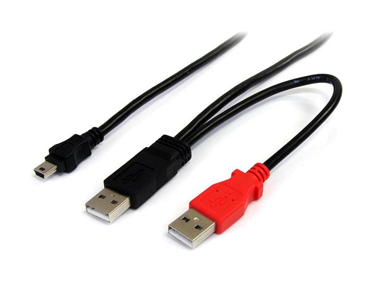 StarTech USB Y-Power Cable 1.8m - USB2HABMY6