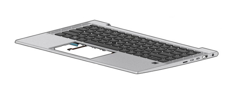 HP TOPCVR avec clavier CP+PS BL ANG/ARABE