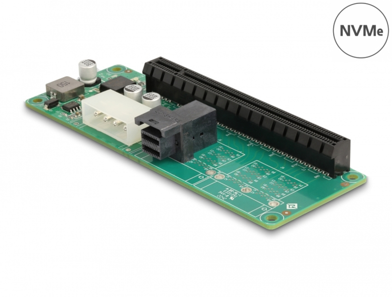 Delock interface adapter - PCIe 4.0 x16 (NVMe) - U.2 - 64173