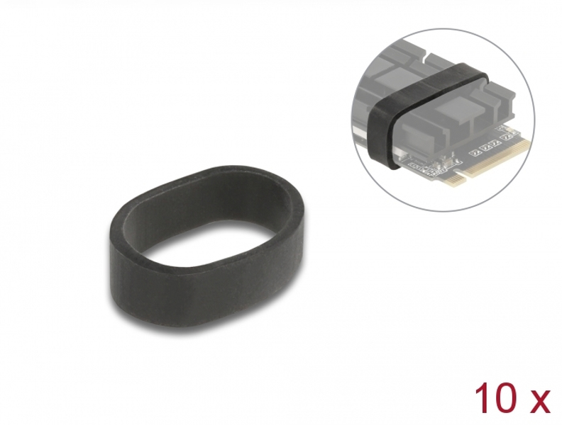 Delock rubber ring for mounting M.2 SSD and heatsink - 18409