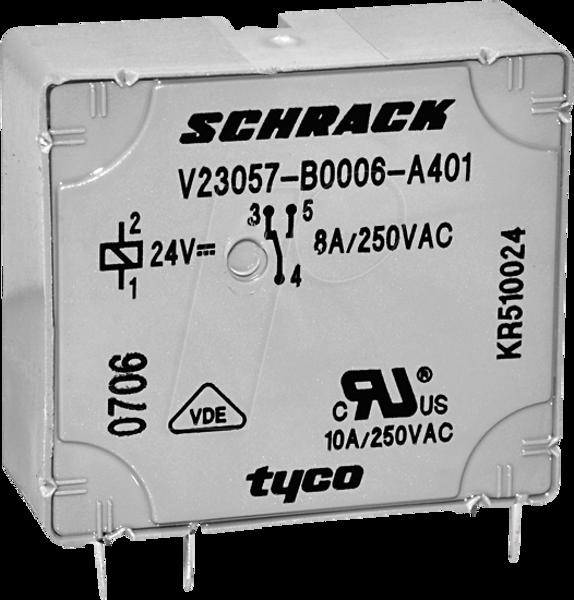 KRE12S - power relay SCHRACK Card E, 12 V DC, 5 A - 6-1393215-7