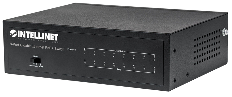 8-portars Gigabit Ethernet PoE+ Switch - 561204