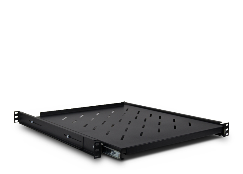 Inter-Tech SWAS-550/800 - Panneau de sol pour rack, RAL 9005 - 1U (19")