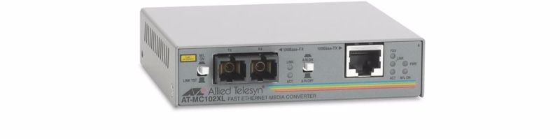 Allied Telesis AT MC102XL - Fiber media converter - AT-MC102XL