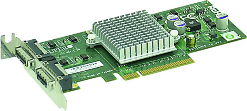 SuperMicro 2 ports 10 GbE 2 x CX4 LP AOC-STG-I2 en vrac