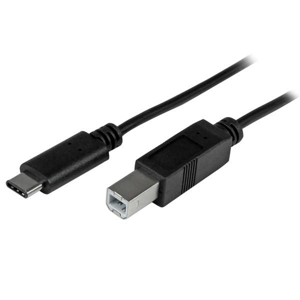 StarTech.com 2m 6ft USB C to USB B Cable - USB 2.0 - USB Type C Printer Cable M/M - USB 2.0 Type-C to Type-B Cable (USB2CB2M) - USB Typ-C-Kabel - 2 m - USB2CB2M