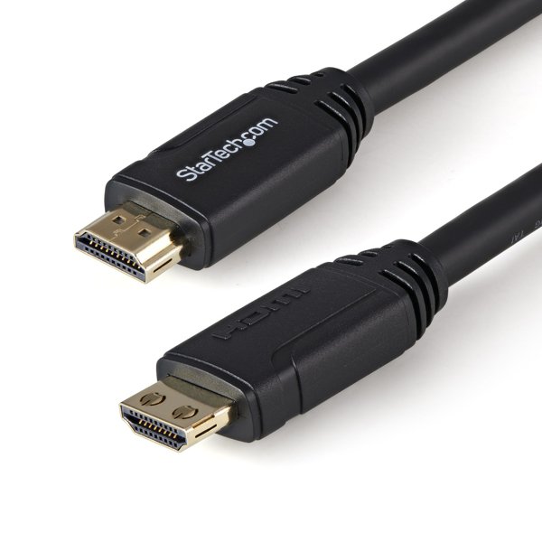 3.00m Startech HDMI 2.0 cable with latch - 4K 60Hz premium certified high speed HDMI cable with Ethernet - HDR10 - M/M - HDMM3MLP