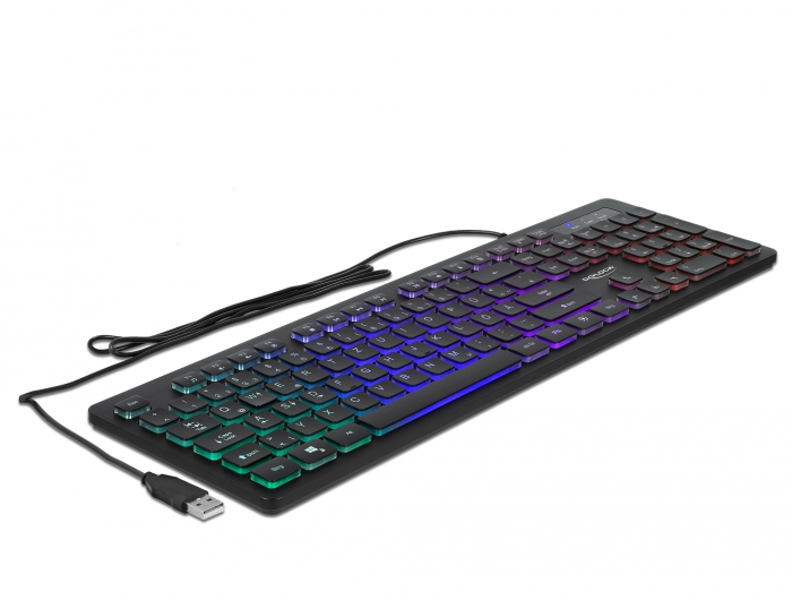 Clavier Delock - rétroéclairé - USB