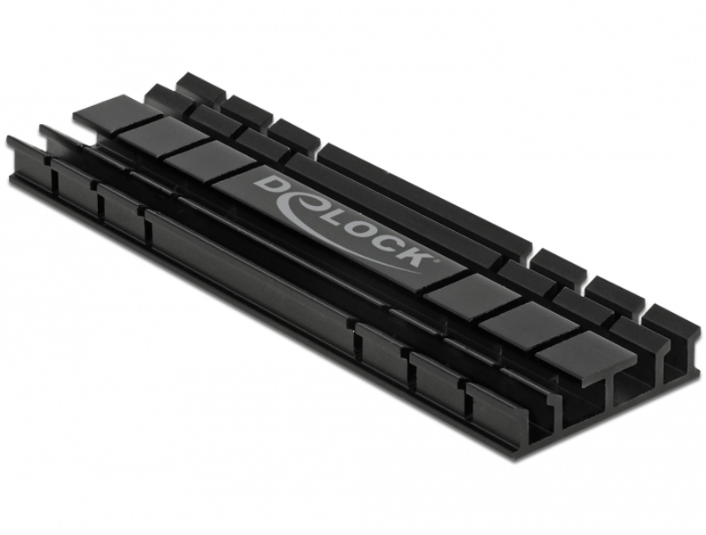 Delock Heat Sink flat 70 mm for M.2 module - SSD heatsink - 18285