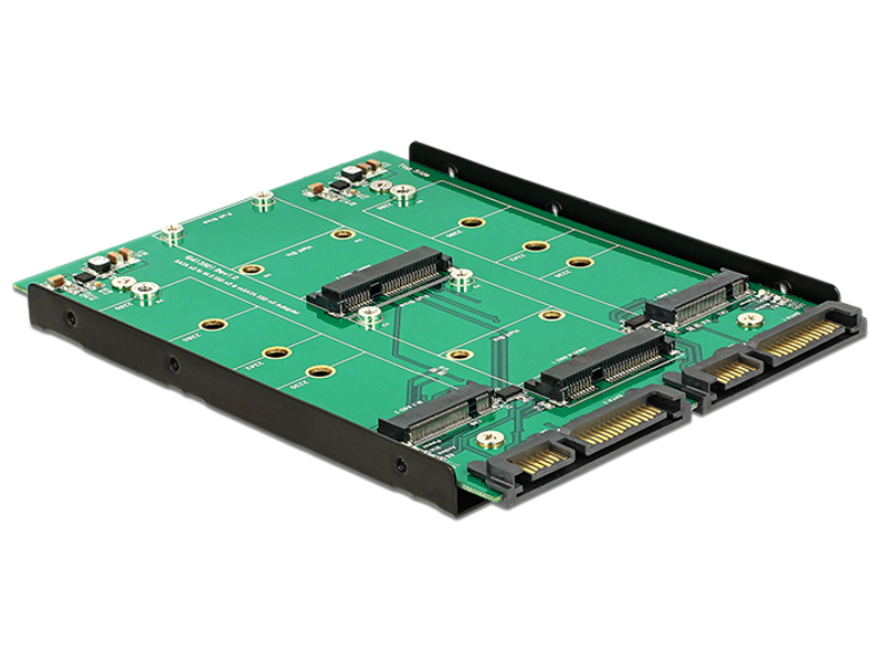 Delock 62946 - SATA - M.2, mSATA - Vert - 6 Gbit/s - 102 mm - 132 mm