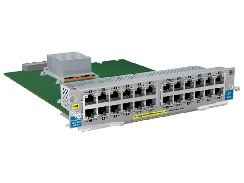HPE 24-port 10/100 PoE+  Expansionsmodul (J9547A)