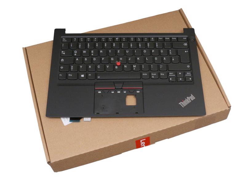 5M10Z27336 Tastatur inkl. Topcase DE (deutsch) Svart/Svart mit Backlight und Mouse-Stick
