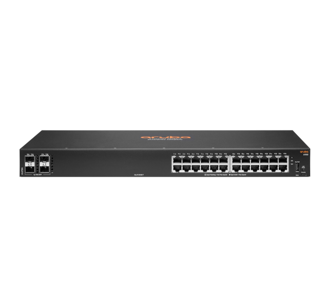 HPE Aruba 6100 24G 4SFP+ Switch L3 Managed - JL678A#ABB