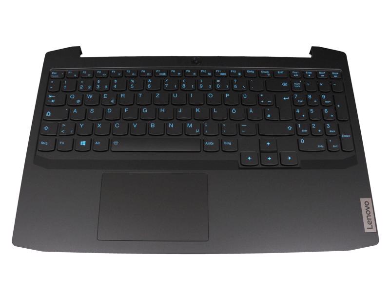 5CB0Z33221 Tastatur inkl. Topcase DE (deutsch) Svart/Svart mit Backlight