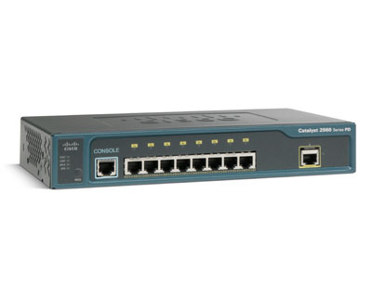 Cisco WS-C2960PD-8TT-L 8x Ethernet Switch