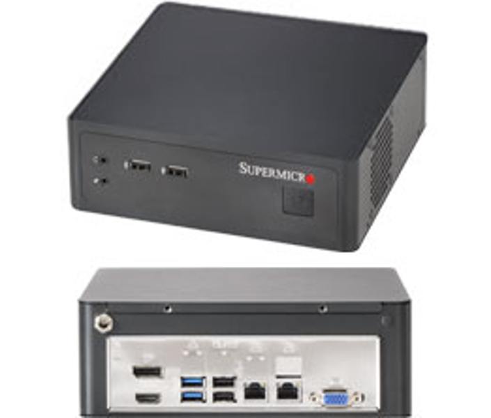 Supermicro CSE-101i - Small Form Factor (SFF) - PC - Black - Mini-ITX - Home/Office - HDD - Power - CSE-101I