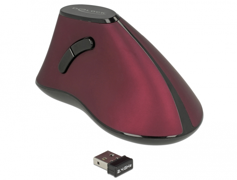 Delock 12528 - Droite - Optique - Sans fil RF - 1000 DPI