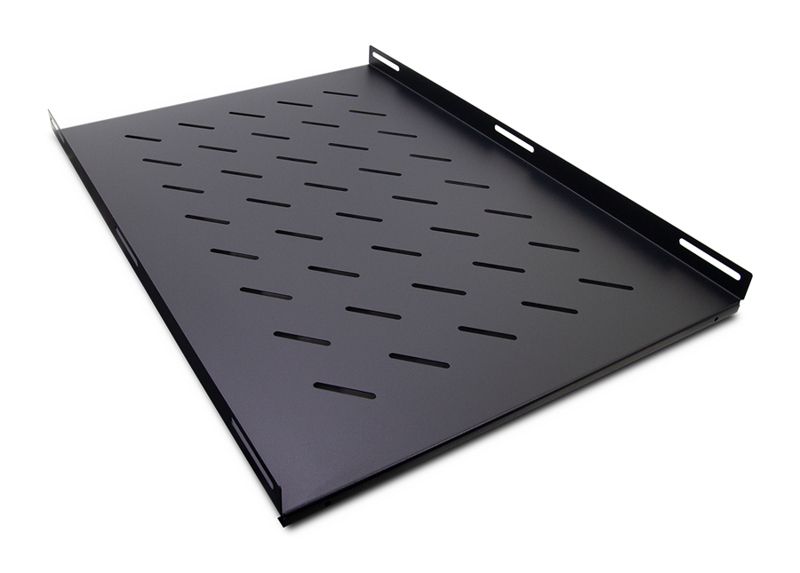 Inter-Tech 88887264 - Étagère pour rack - Noire 1U