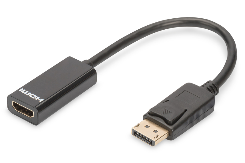 DIGITUS DisplayPort to HDMI Adapter 0.15m - DB-340400-001-S