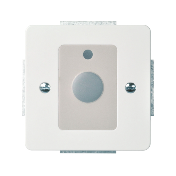 APC ELSO Sigma stoppknapp med 740044 plaque centrale ren vit