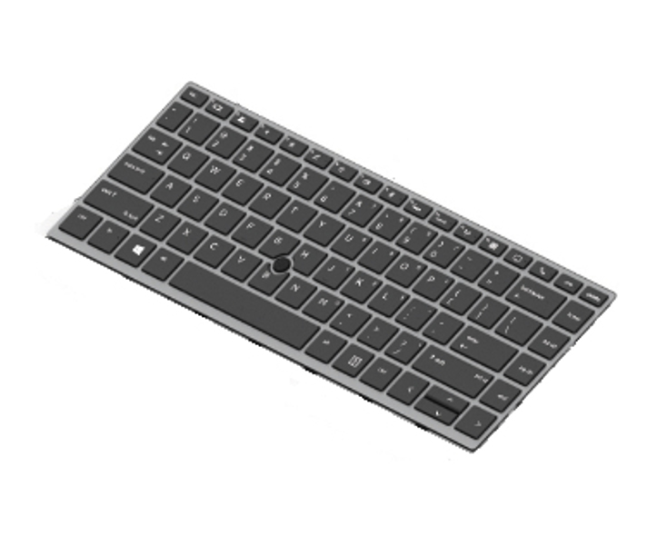 Clavier allemand HP L14379-041 pour HP EliteBook 745 G5