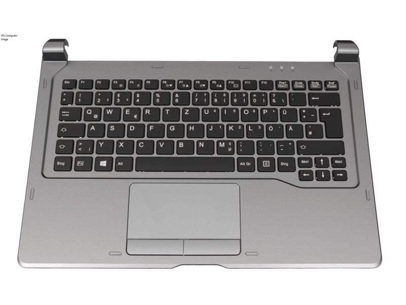 Fujitsu FUJ:CP697711-XX haut de gamme avec noir/gris tastatur