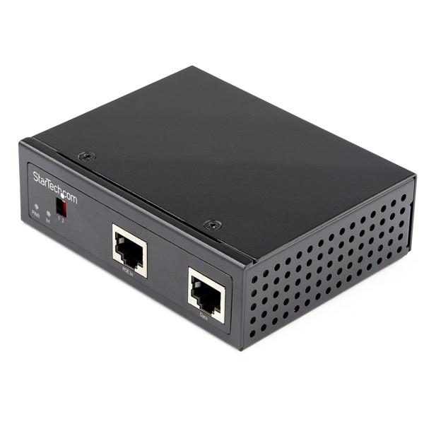 Industrieller Gigabit PoE Splitter - 90W Hochgeschwindigkeits Power-over-Ethernet PoE +++ -Splitter - 12-48V DC Splitter 802.3bt - LAN/RJ - POESLT1G48V