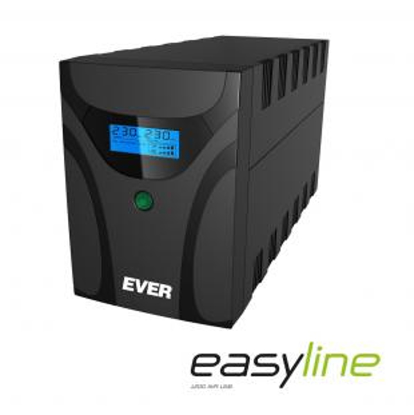 EASYLINE 1200 AVR USB Line interactive UPS 1200VA 4AC outlet - T/EASYTO-001K20/00