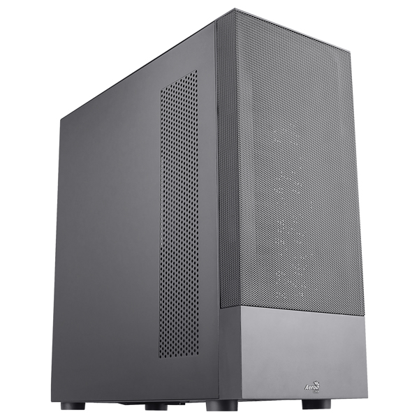 Châssis ATX AeroCool Cipher S-bk-v1, noir, élégant