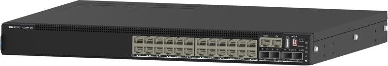 EMC PowerSwitch N2224X-ON - Switch - L3 - managed - 24 x 10/100/1000/2.5G + 4 x 25 Gigabit SFP28 - Luftstrom von vorne nach hinten - an Rack montierbar - CAMPUS Smart Value