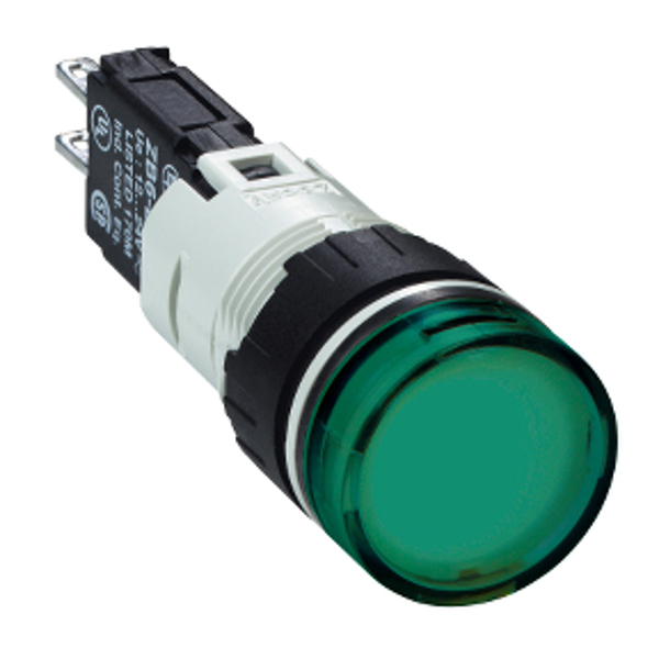 APC XB6AV3BB green complete pilot light with 6-24V LED module