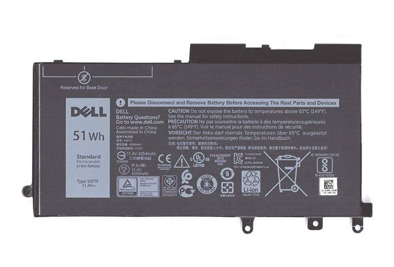 Dell Battery 51WHR 3 Cell Lithium Ion - Battery - 4,250 mAh