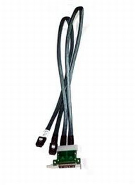 Supermicro IPass/IPass dual port - iSCSI - SAS - SFF-8087/SFF-8088 - Blue - Nickel - Server - 0.85 m