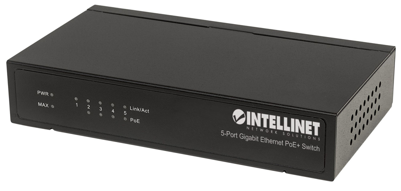 Commutateur Gigabit Ethernet PoE+ 5 ports - 4 ports PSE