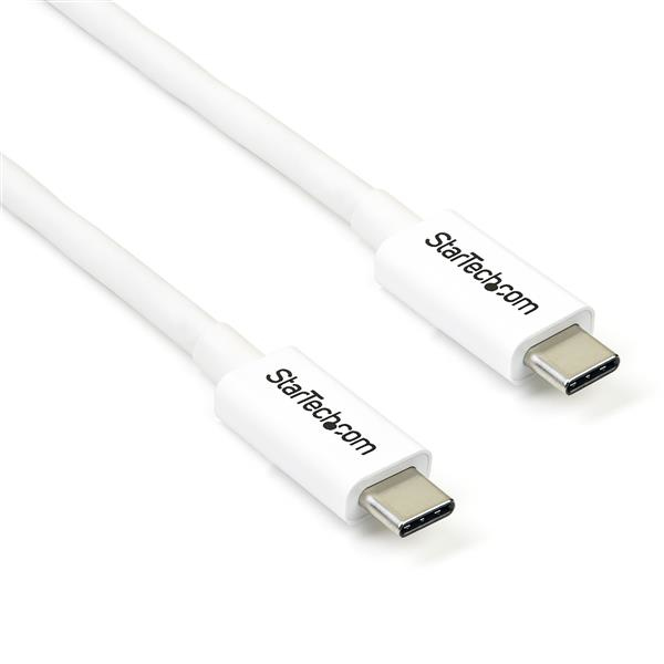 Câble USB-C StarTech Thunderbolt 3 20 Gbit/s (2 m) Blanc