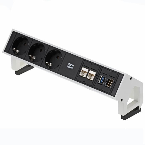 Bachmann 902.302 - 1,5 m - 3 prises AC - PDU - 282 mm