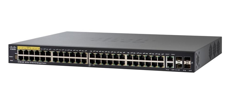 Cisco Small Business SF350-48P Managed L2/L3 Fast Ethernet PoE Switch