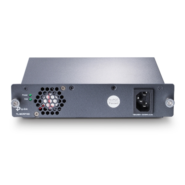 TP-LINK TL-MCRP100 V2 - 100-240V REDUNDANT POWER SUPPLY