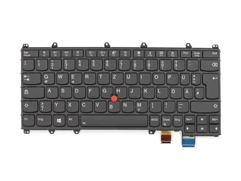 SN20L82143 Tastatur DE (deutsch) Svart/Svart mit Backlight und Mouse-Stick