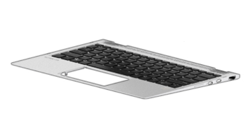 Clavier HP avec capot supérieur rétroéclairé, câble de clavier inclus