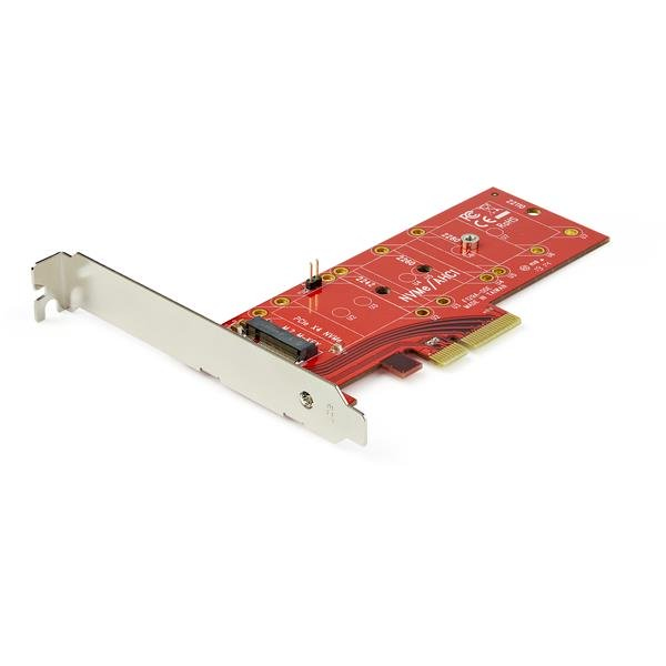 StarTech M2 PCIe SSD Adapter - x4 PCIe 3.0 NVMe / AHCI / NGFF / M-Key - Low Profile and Full Profile - SSD PCIe M.2 Adapter (PEX4M2E1) - Interface adapter - M.2 Card - PCIe x4 - PEX4M2E1