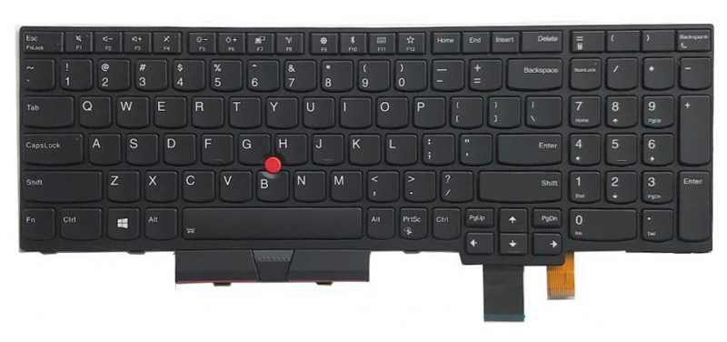 Lenovo - Ersatztastatur Notebook - UK Englisch - för ThinkPad T570 (01ER529)