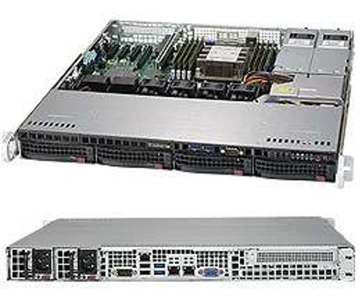 SuperMicro SC813M FTQC-R407CB - Rack - 1U - ATX - SATA/SAS - CSE-813MFTQC-R407CB