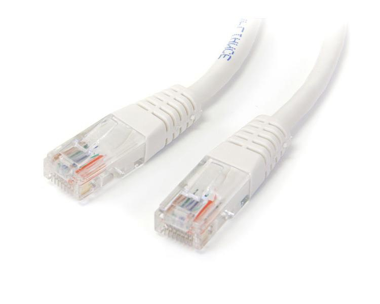 Câble patch UTP RJ45 StarTech Cat5e M45PAT15MWH, 15 m, blanc