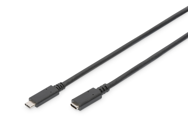 DIGITUS AK-300210-007-S USB-C Extension Cable 0.7m - AK-300210-007-S