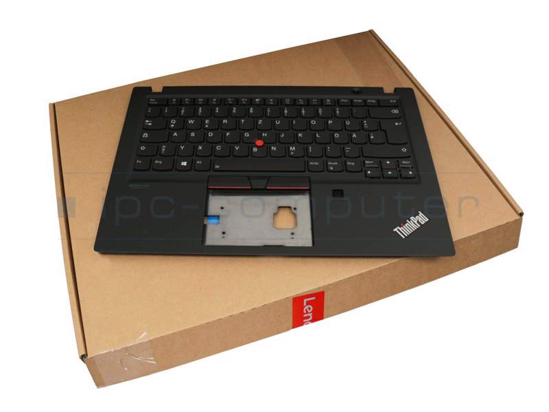 14766449 Tastatur inkl. Topcase DE (deutsch) Svart/Svart mit Mouse-Stick