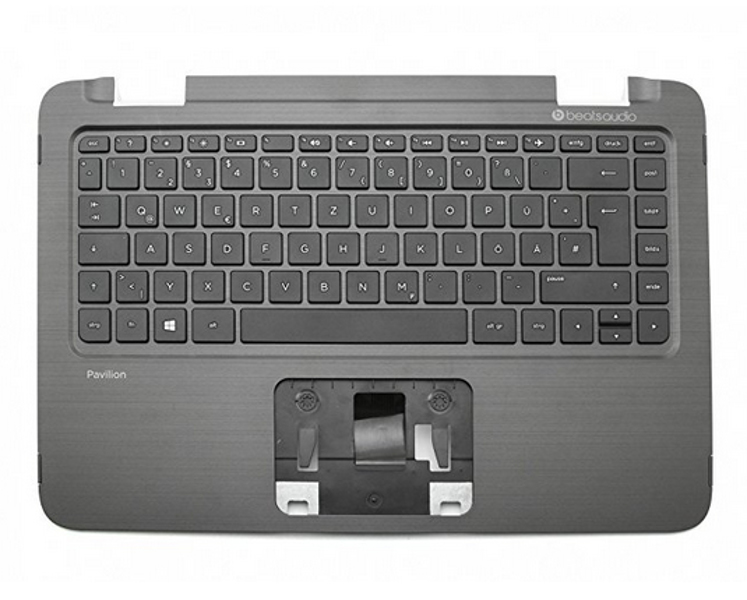 Clavier HP 778480-041 avec topcase DE noir