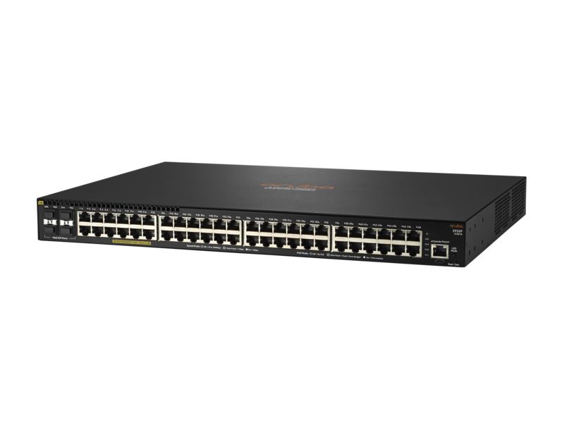 HPE Aruba 2930F 48G PoE+ 4SFP - Switch L3 Managed (JL557A)